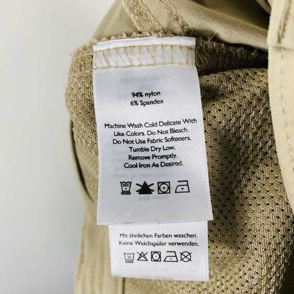 Eddie Bauer Capri Pants Women's 4 Tan Ascent Walking Hiking Outdoor Casual - Picture 7 of 7